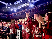 Ректор Саратовского ГМУ им. В.И. Разумовского Андрей Вячеславович Еремин поприветствовал участников Фестиваля спорта 