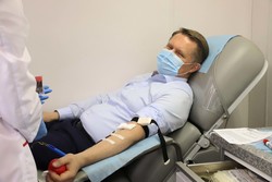 Михаил Мурашко сдал кровь в рамках акции ко Дню донора