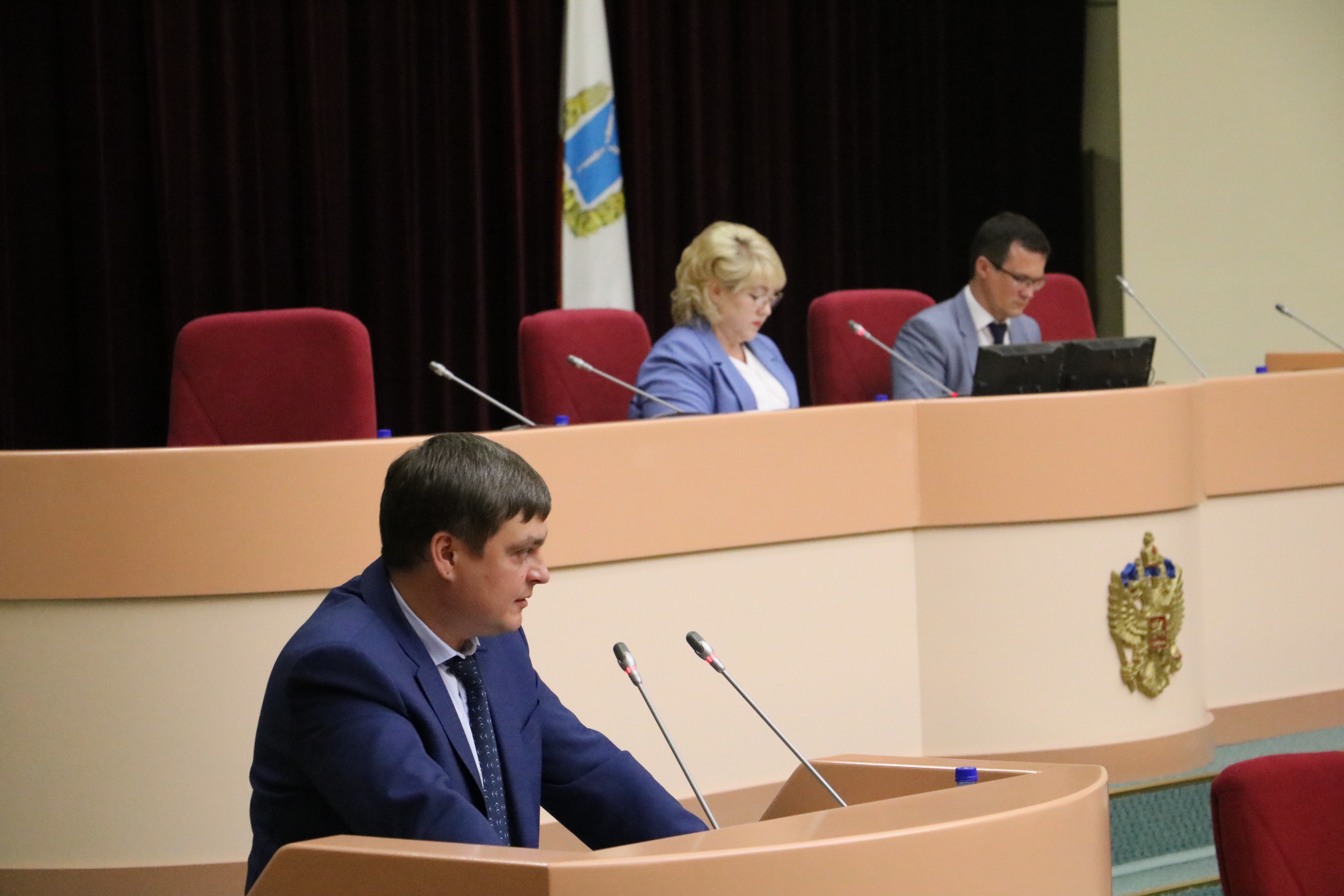 Ректор СГМУ Андрей Еремин выступил с докладом, посвященным организации целевого обучения в университете, в Саратовской областной Думе